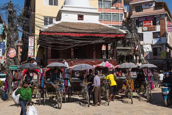 Rickshaws, Thamel area, Kathmandu