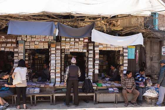 Small shops in the Thamel area, Kathmandu
