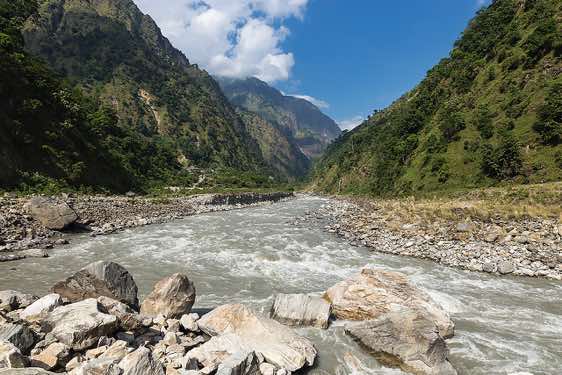 Buri Gandaki river