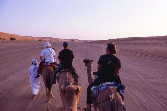Camel ride, Wahiba Sands