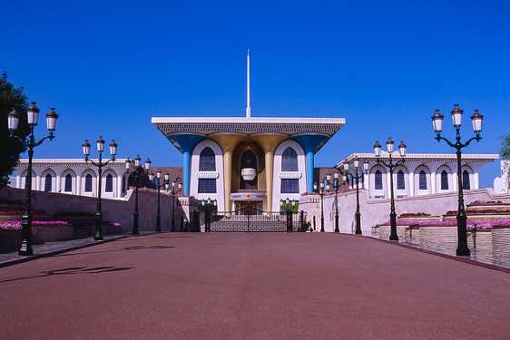 Sultan Qaboos bin Said palace in Muscat