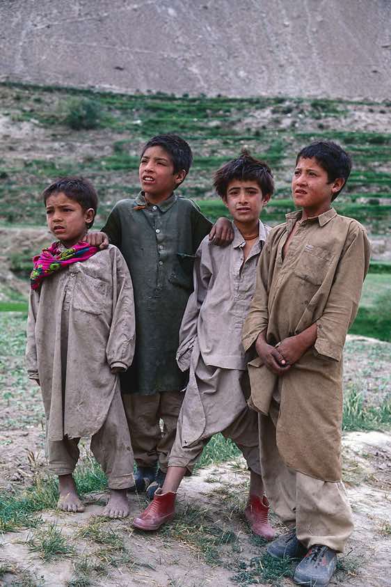 The local 'boygroup', Askole, Karakoram Mountains