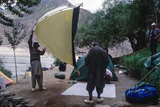 Camp Paiju, 3440m, Karakoram Mountains