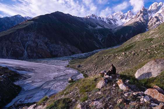 Viewpoint near Camp Shafong, Karakoram Mountains