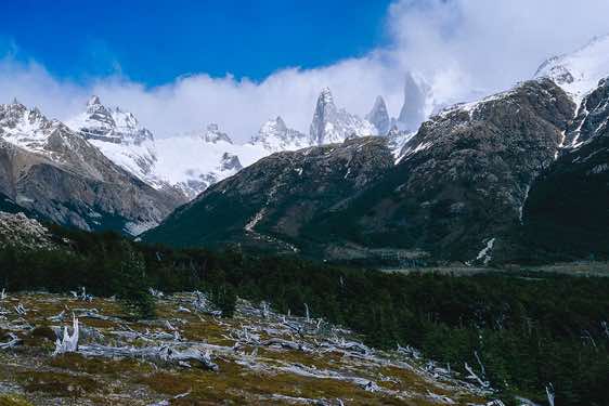 View from near Campamento Poincenot, Los Glaciares National Park, Argentina