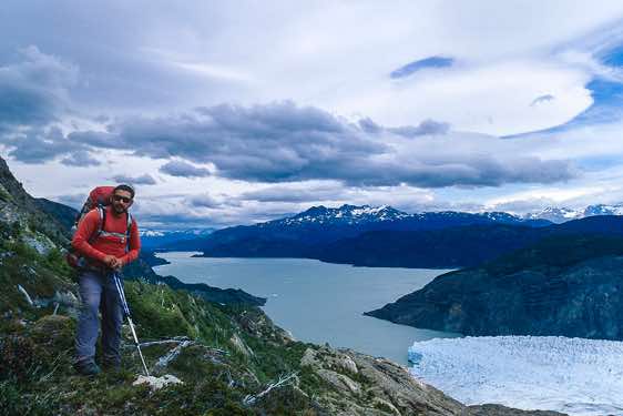 Guide Sergio, Lago Grey, Grey Glacier, Torres Del Paine National Park, Chile