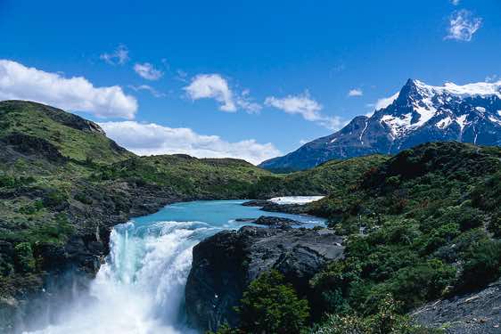 Salto Grande waterfall, Torres Del Paine National Park, Chile