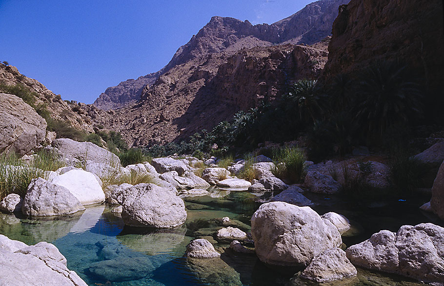 Pools Wadi Tiwi Oman