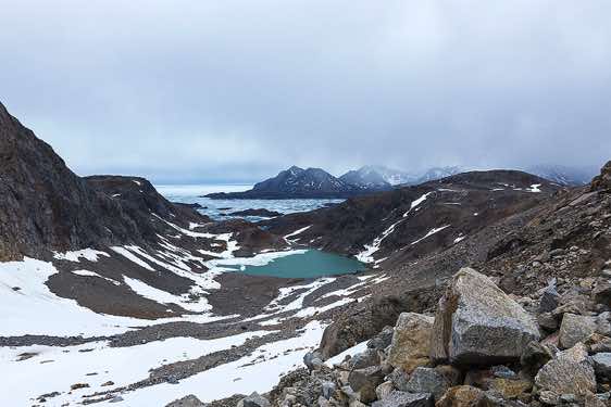 Mountains north of Tasiilaq, Ammassalik Island, East Greenland