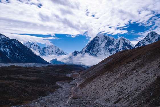 The broad Khumbu Valley, Solu Khumbu