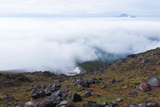Ascent of Ilyinsky Volcano, Kurile Lake