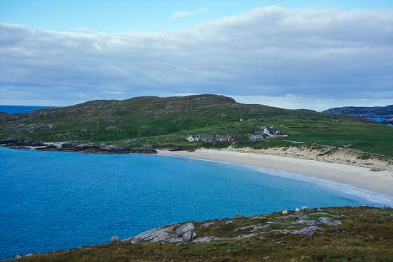 Hushinish Bay at the end of the B887 road, Harris, Western Isles