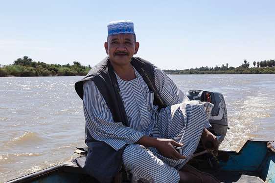 Boatman, River Nile, Northern Sudan