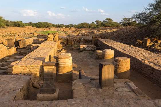 The ruins of the Royal City, Meroë, Northern Sudan