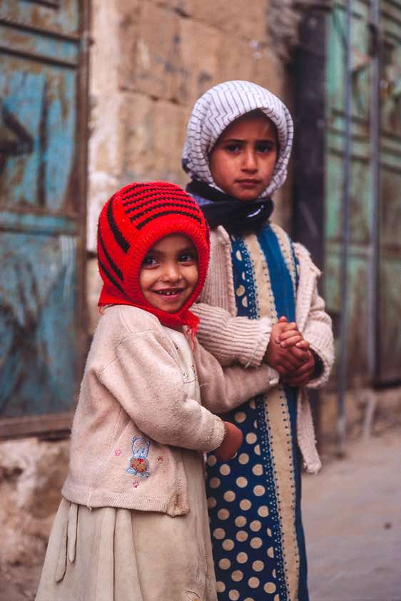 Young girls, Al Tawilah