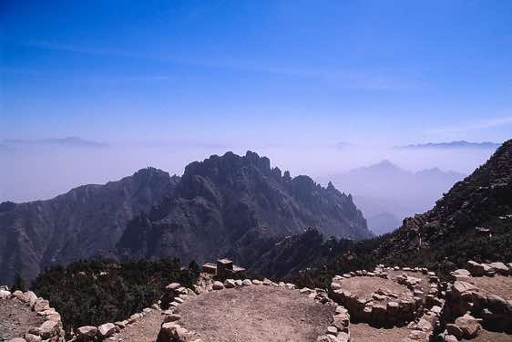 View from the top of Jebel Al Izan, Bura mountains