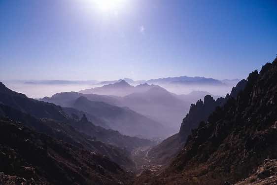 Bura mountains, seen from near Jebel Rugab