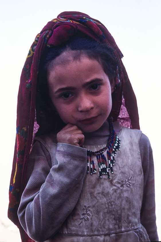 Young girl, Jebel Rugab, Bura mountains