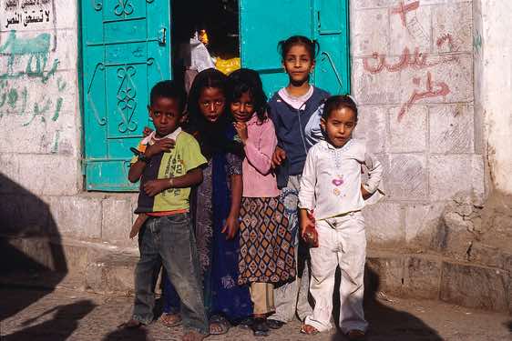 Group of children, Ibb