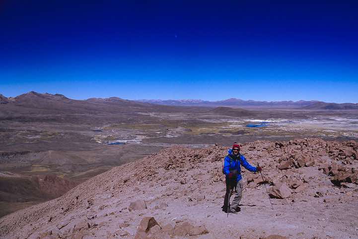 Climbing Guane Guane, 5097m, Lauca National Park