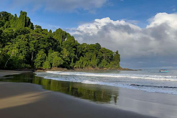 Beach, Corcovado National Park, Osa Peninsula, Puntarenas Province