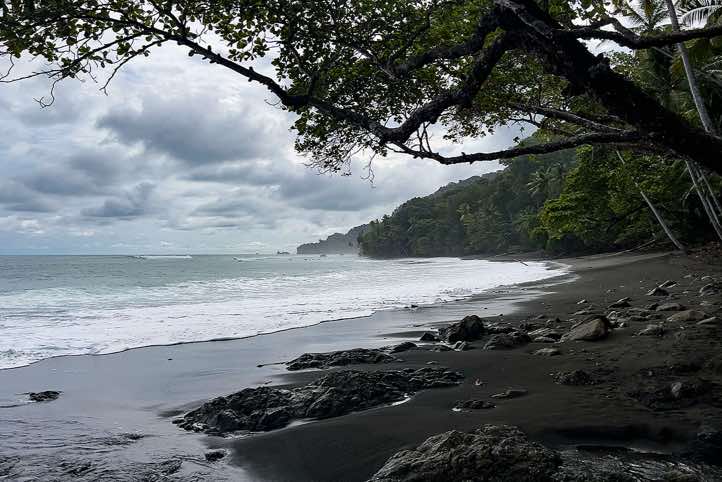 Beach, Corcovado National Park, Osa Peninsula, Puntarenas Province