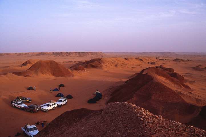 The second overnight camp site