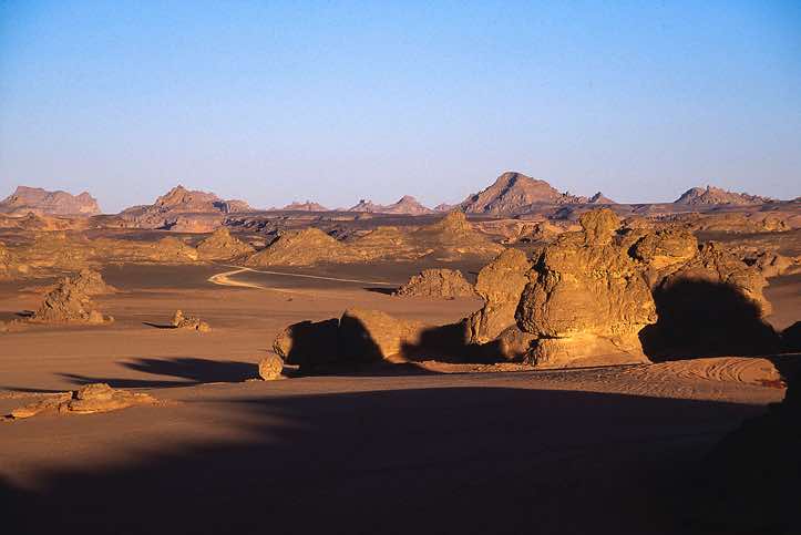 Rock formations, Jabal Akakus