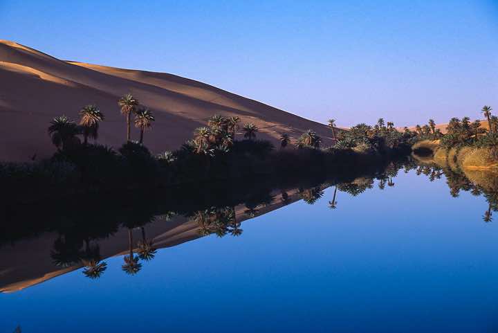 Um el Ma lake, Ubari Sand Sea (Edeyen Ubari)