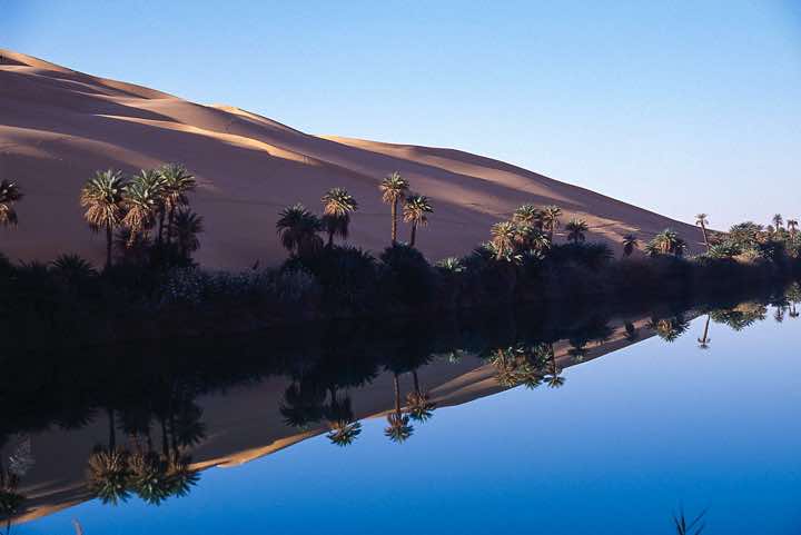 Um el Ma lake, Ubari Sand Sea (Edeyen Ubari)