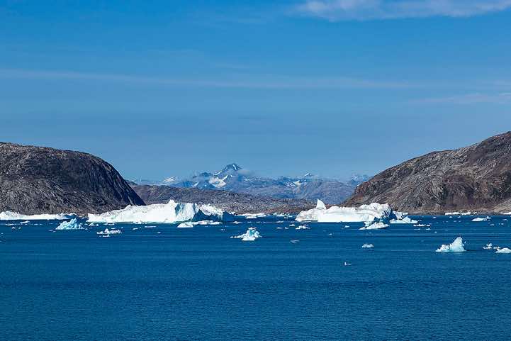 Icebergs, Johan Petersen Fjord