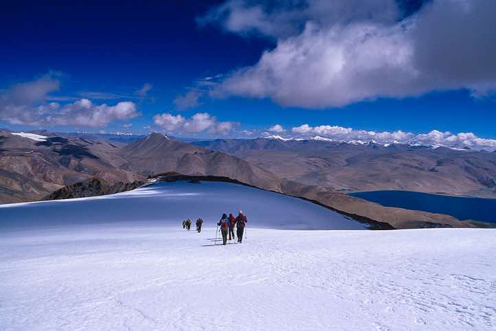 Mentok Peak descent, Rupshu region, Ladakh