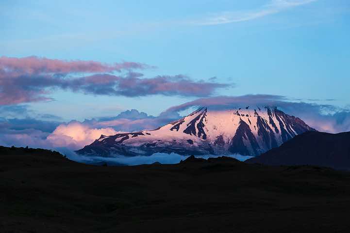 Zimina volcano (Ovalnaya Zimina), 3080m, around Tolbachik trek, Klyuchevskoy Nature Park