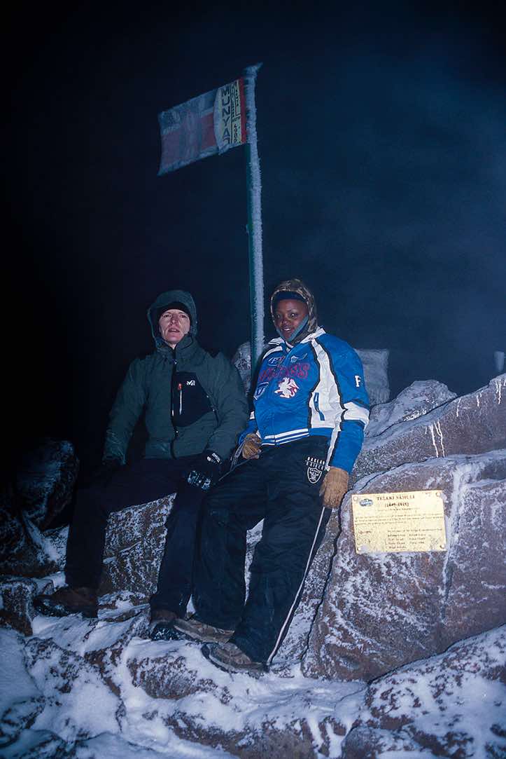 Atop Point Lenana, 4985m