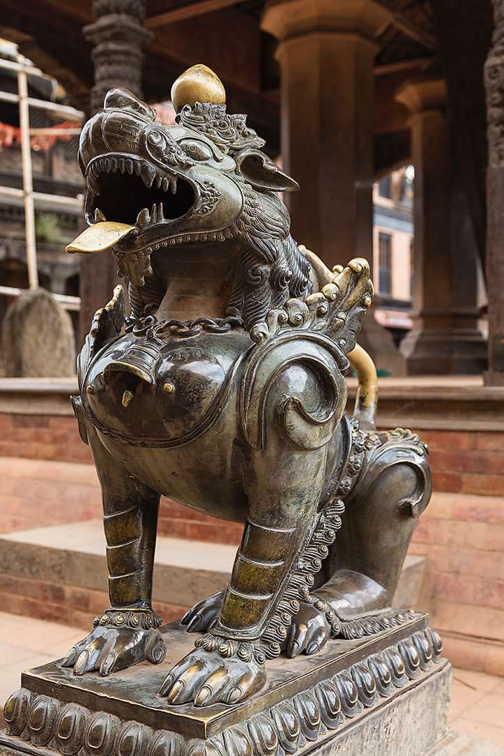 Statue, Durbar Square, Bhaktapur