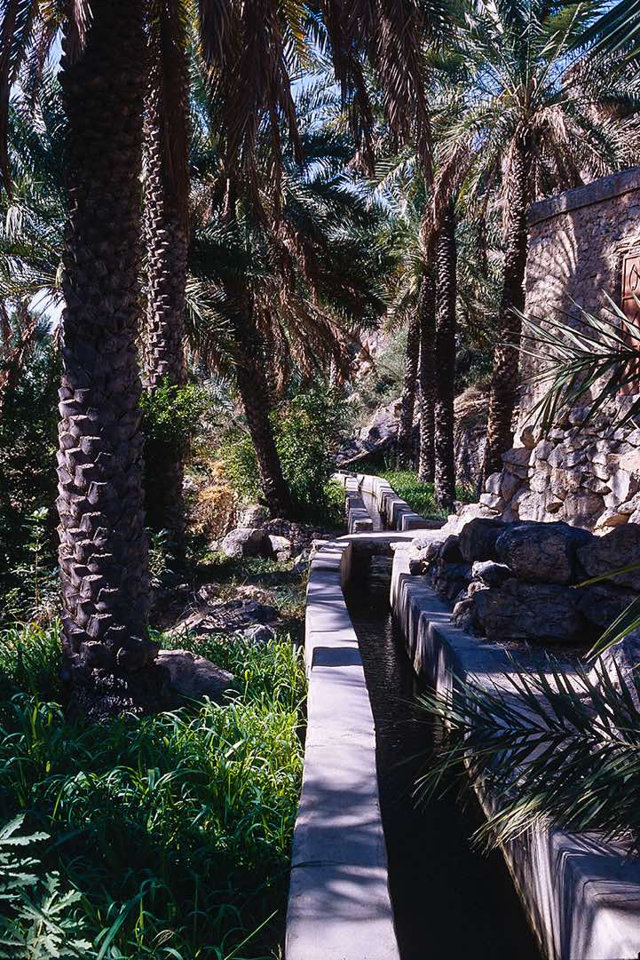 Water canal (Falaj), Misfat, Hajar mountains