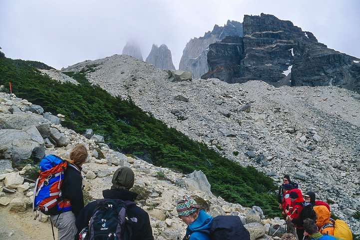 Trail, Torres Del Paine National Park, Chile