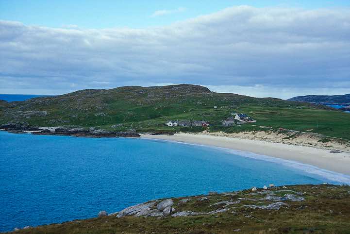 Hushinish Bay at the end of the B887 road, Harris, Western Isles