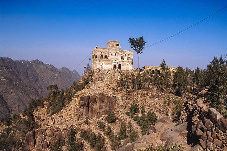 Khat fields on Jebel Al Izan, Bura mountains